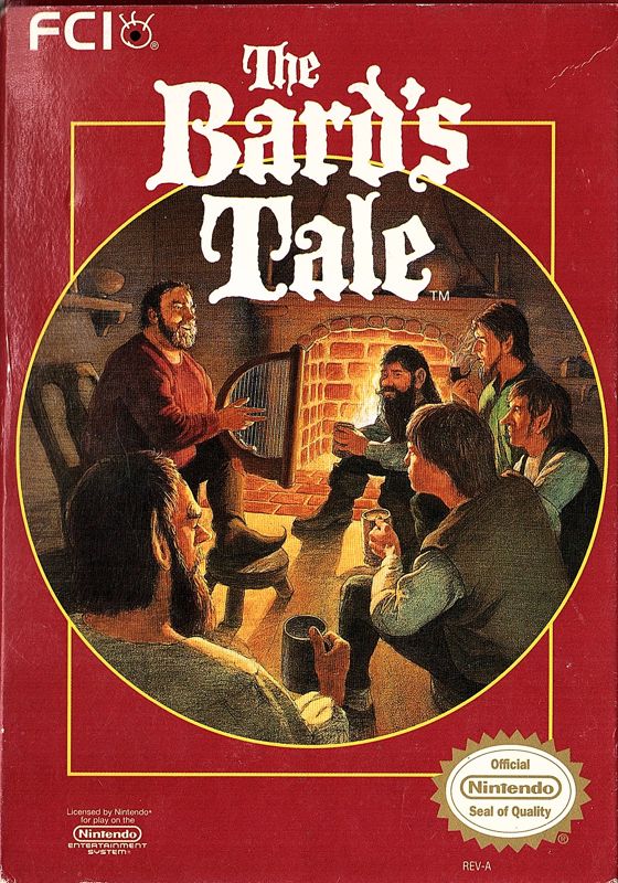 Bard's Tale box art for NES